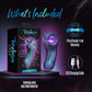 Temptasia By Blush Viper Pulse Vibrator With Mystical Plasma Globe - Dark Millenia