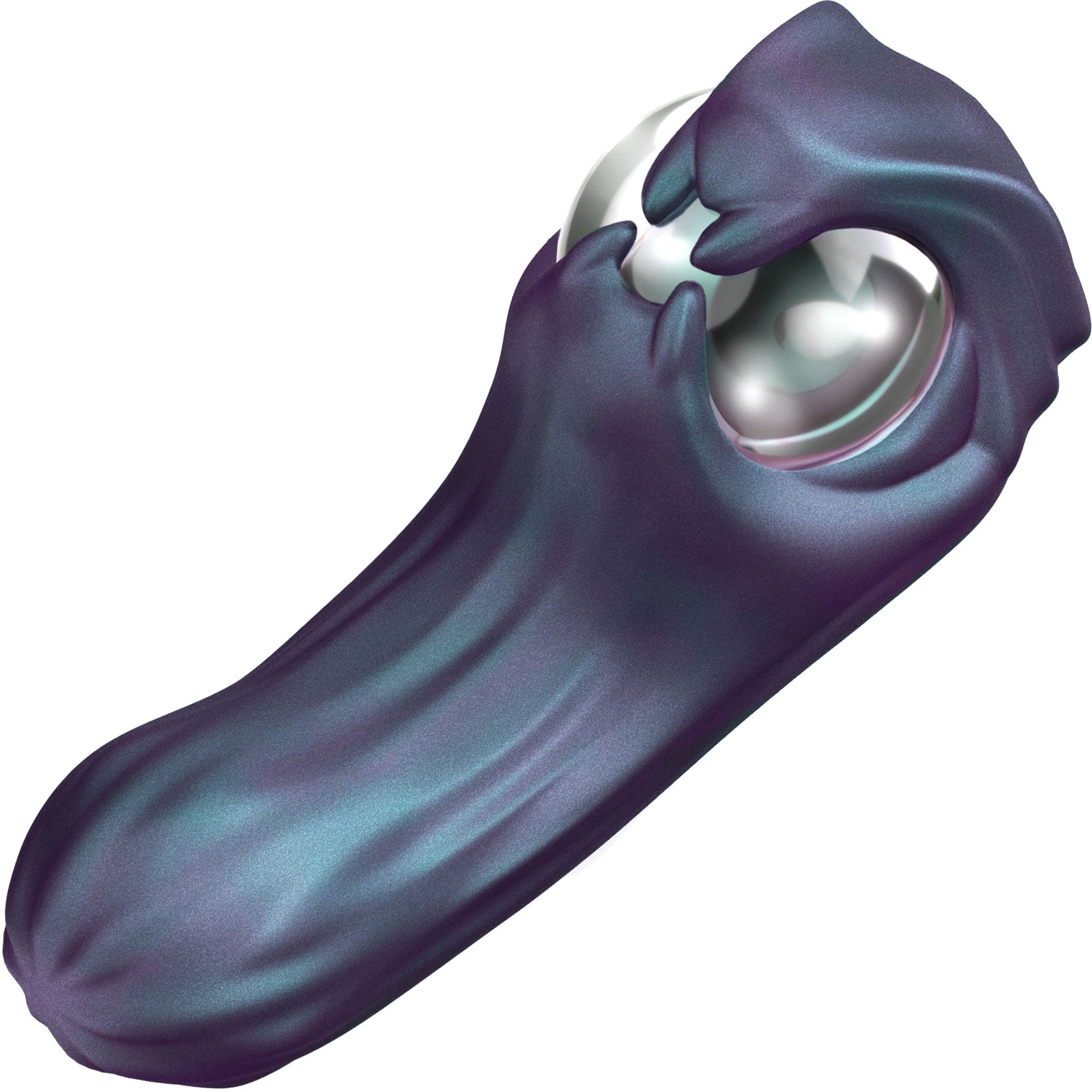 Temptasia By Blush Viper Pulse Vibrator With Mystical Plasma Globe - Dark Millenia