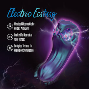 Temptasia By Blush Viper Pulse Vibrator With Mystical Plasma Globe - Dark Millenia