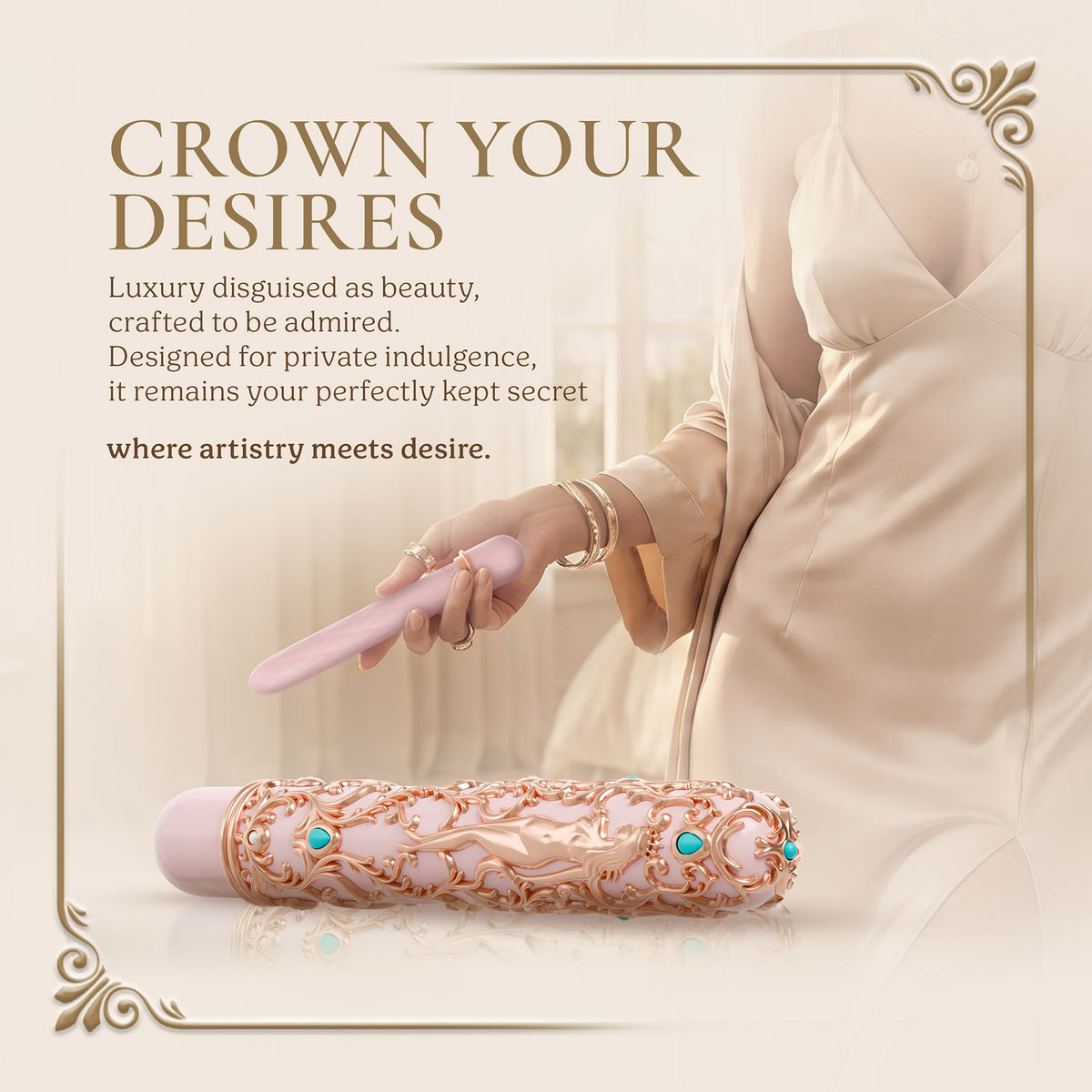 Queens Reign Luxury Silicone Waterproof Rechargeable Slim Vibrator
