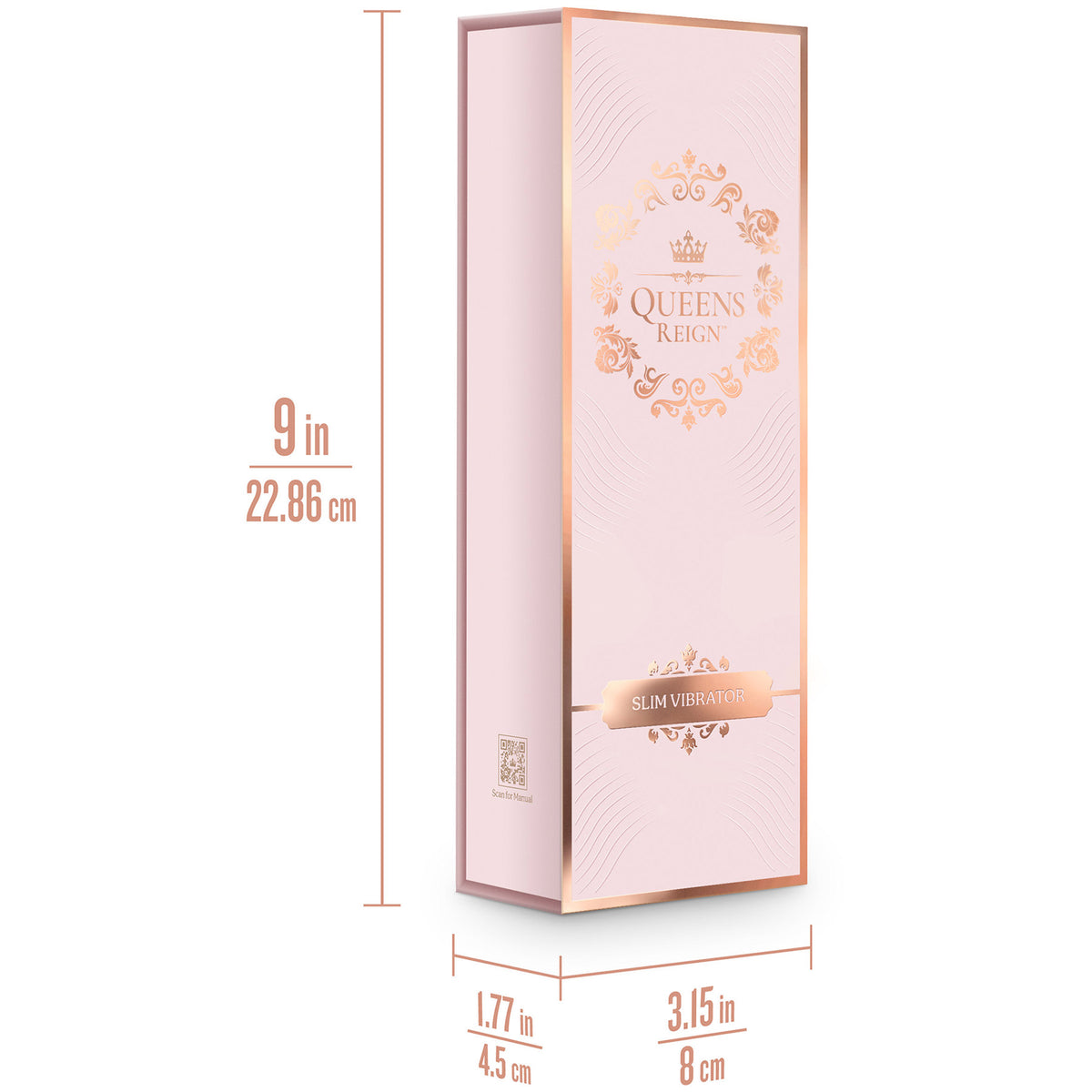 Queens Reign Luxury Silicone Waterproof Rechargeable Slim Vibrator