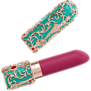 Queens Reign Luxury Silicone Rechargeable Waterproof Lipstick Vibrator