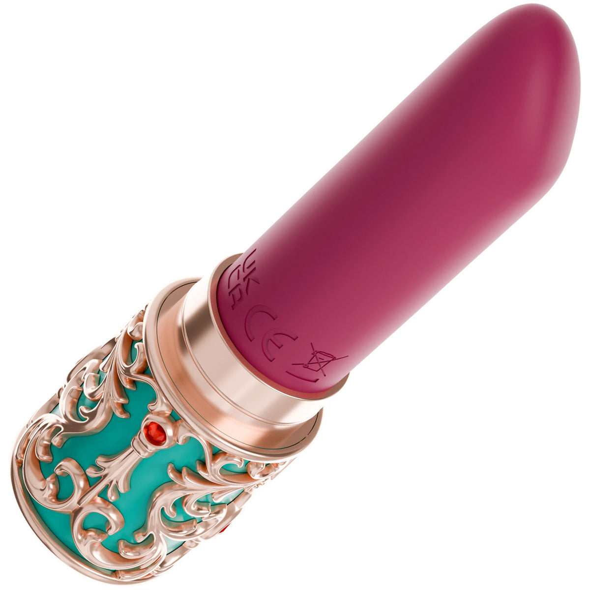 Queens Reign Luxury Silicone Rechargeable Waterproof Lipstick Vibrator