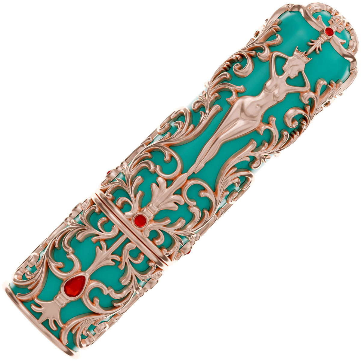 Queens Reign Luxury Silicone Rechargeable Waterproof Lipstick Vibrator