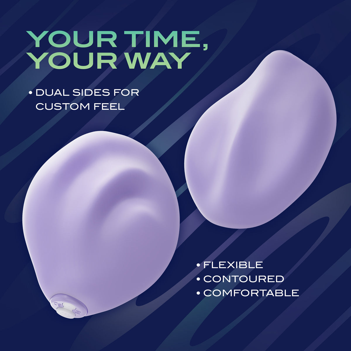Vibrating Pad Remote URSELF™ Pulse Pad Double Sided Vibrating Silicone Grinder With Remote