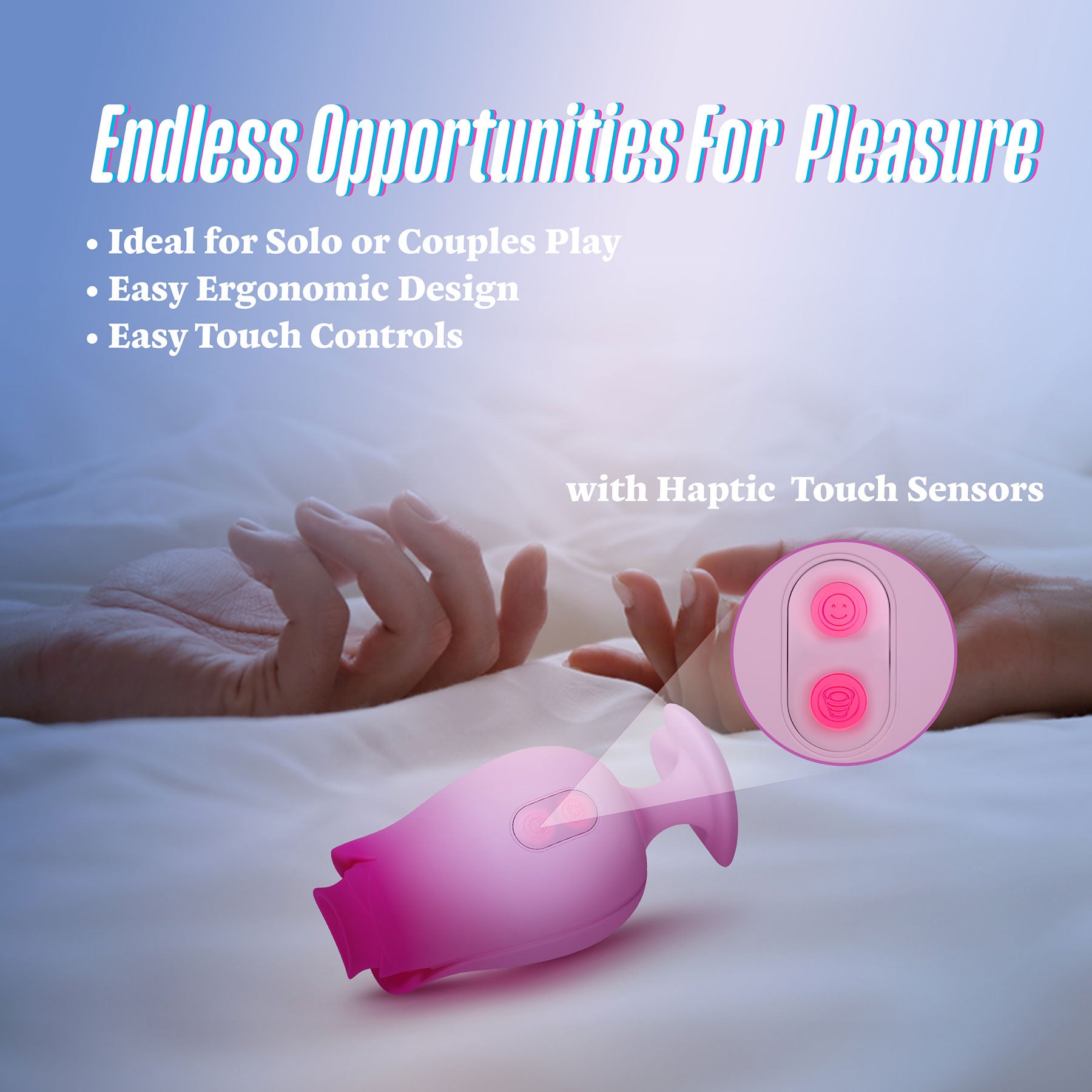 Aria Tulip Trance Rechargeable Silicone Clitoral Stimulator By Blush