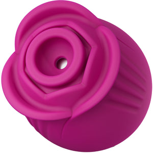 The Original Blush Rose With Air Pulsation Rechargeable Silicone Clitoral Stimulator