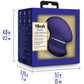 The Blush Collection Riana AutoRub™ Deep Clitoral Stimulator - Royal Indigo