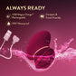 The Blush Collection Riana AutoRub™ Deep Clitoral Stimulator - Mulberry Wine