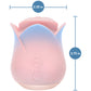 Kissing Rose Rechargeable Silicone Clitoral Stimulator By Blush