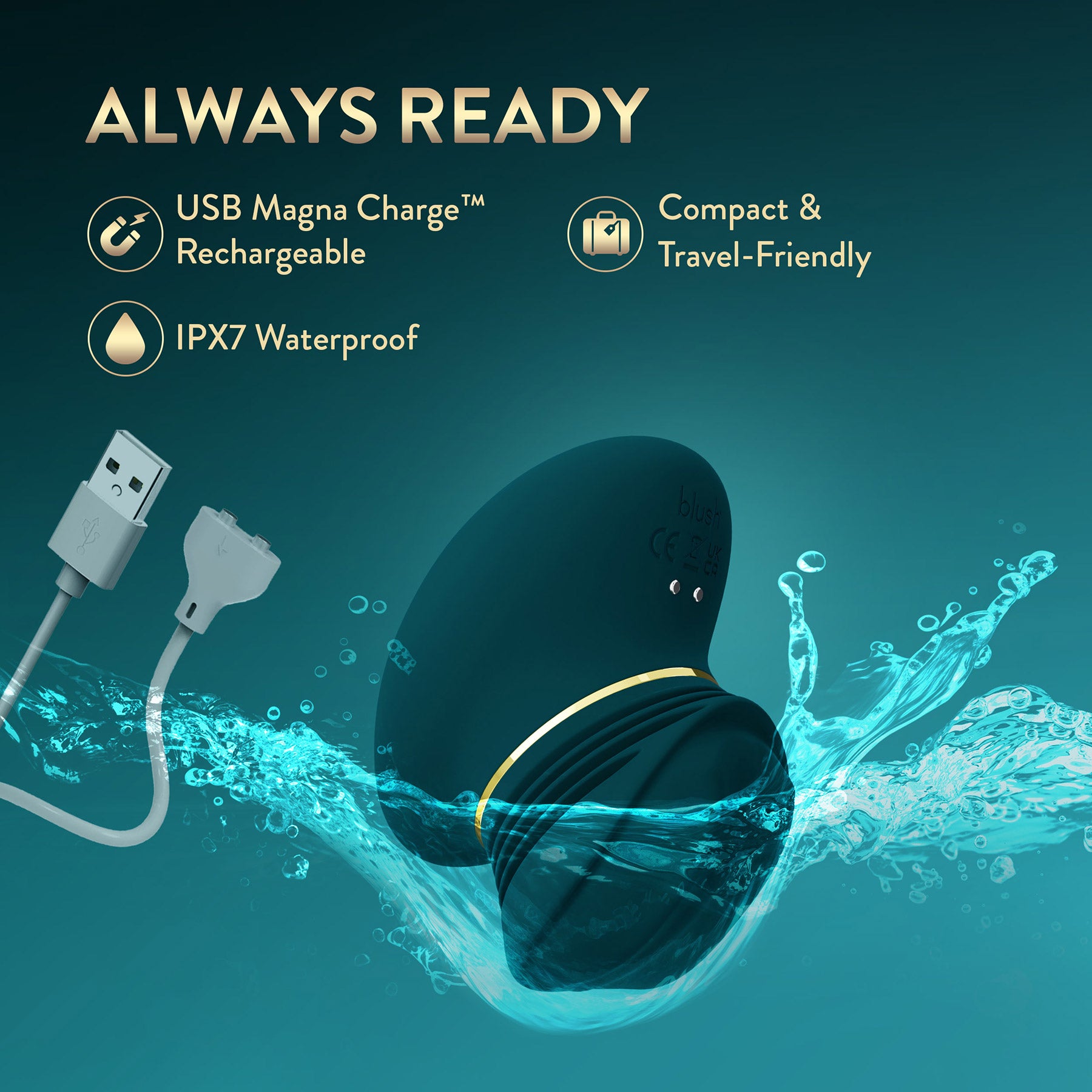 The Blush Collection Riana AutoRub™ Deep Clitoral Stimulator