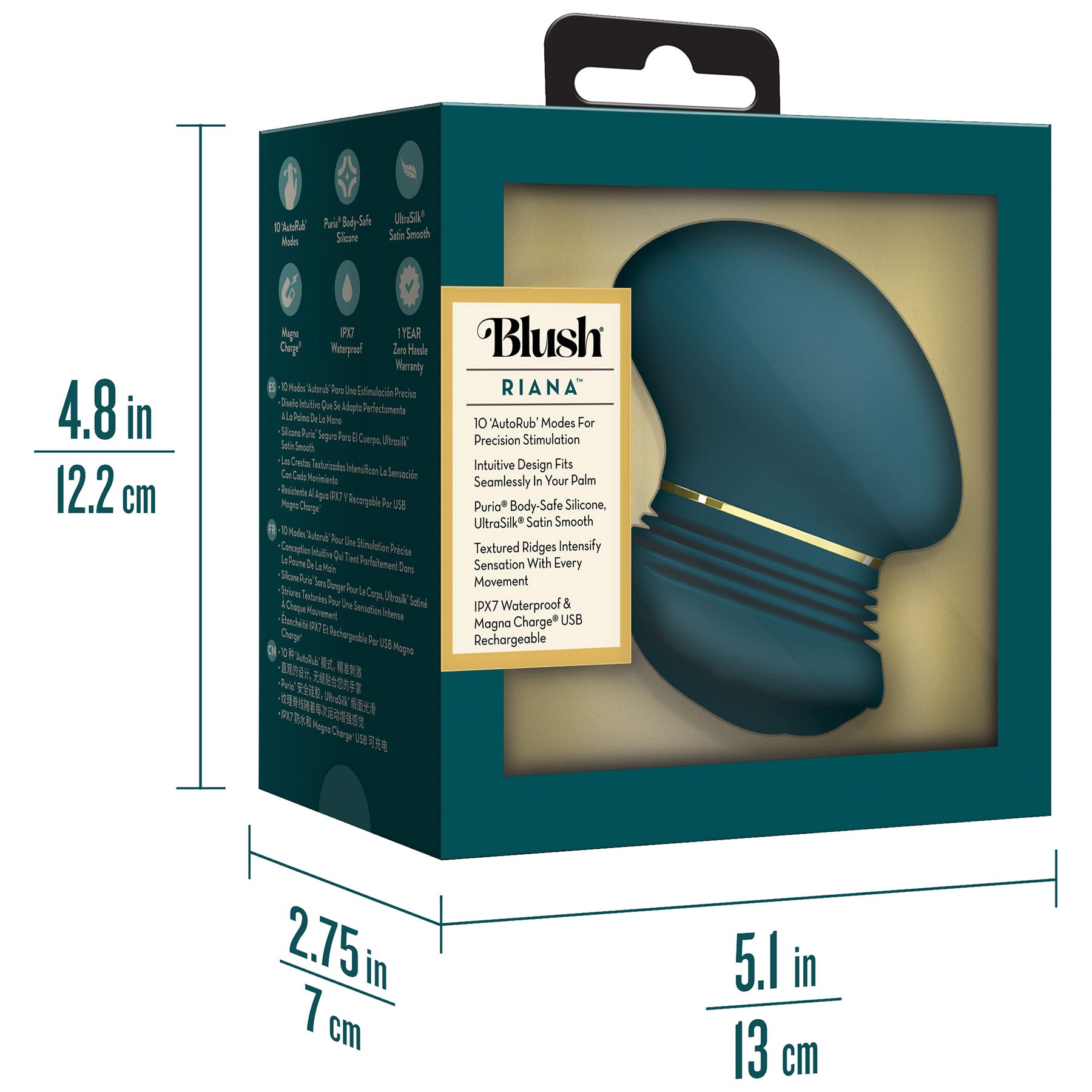 The Blush Collection Riana AutoRub™ Deep Clitoral Stimulator