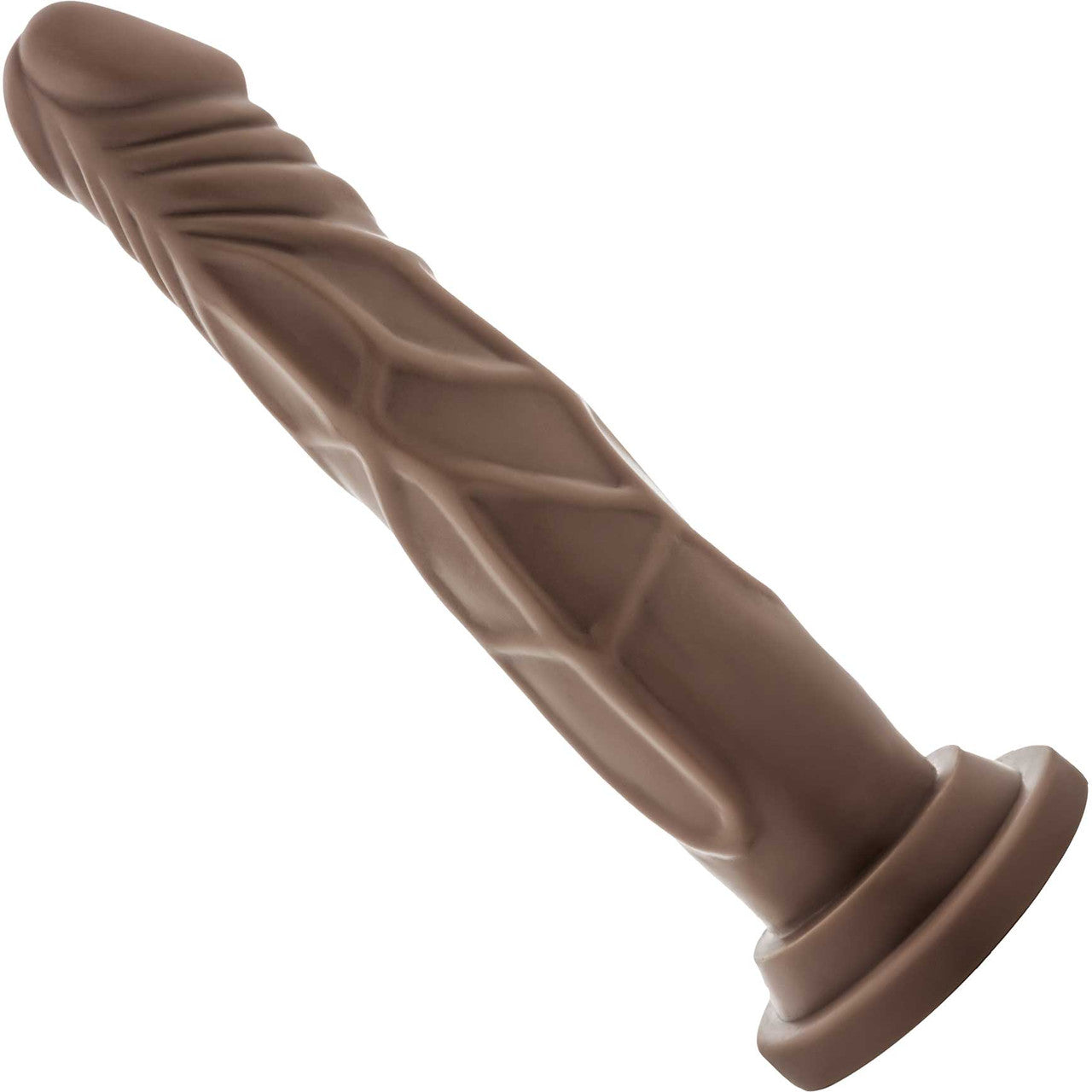 Dr. Skin Dr. Carter 7" Realistic Posable Silicone Dildo With Suction Cup By Blush - Chocolate