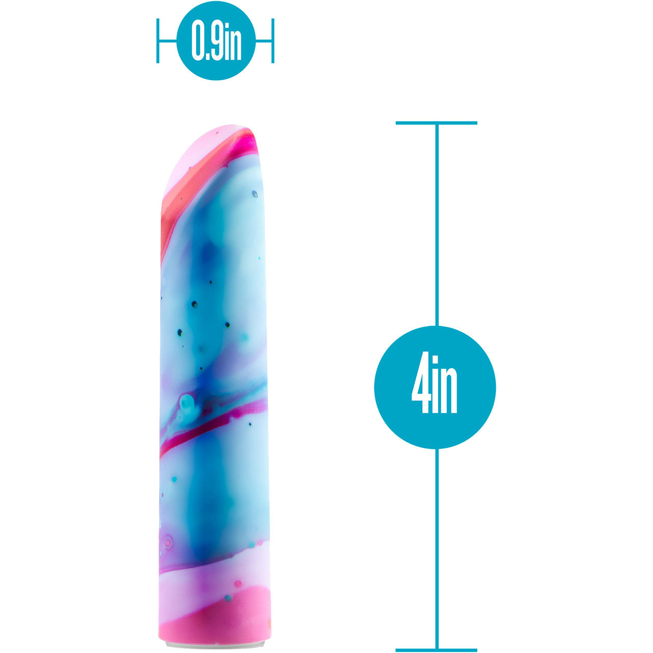 Limited Addiction Fascinate Rechargeable Waterproof Power Vibe By Blush - Peach