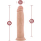 Dr. Skin Dr. Henry 9" Realistic Posable Silicone Dildo With Suction Cup By Blush - Vanilla