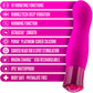 Oh My Gem Exclusive Rechargeable Waterproof Silicone Warming G-Spot Vibrator By Blush - Tourmaline