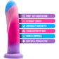 Avant Borealis Dreams 7.75" Silicone Suction Cup Dildo By Blush - Cotton Candy