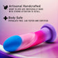 Avant Borealis Dreams 7.75" Silicone Suction Cup Dildo By Blush - Cotton Candy