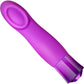 Oh My Gem Charm Rechargeable Waterproof Silicone Warming Vibrator By Blush - Amethyst