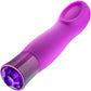 Oh My Gem Charm Rechargeable Waterproof Silicone Warming Vibrator By Blush - Amethyst