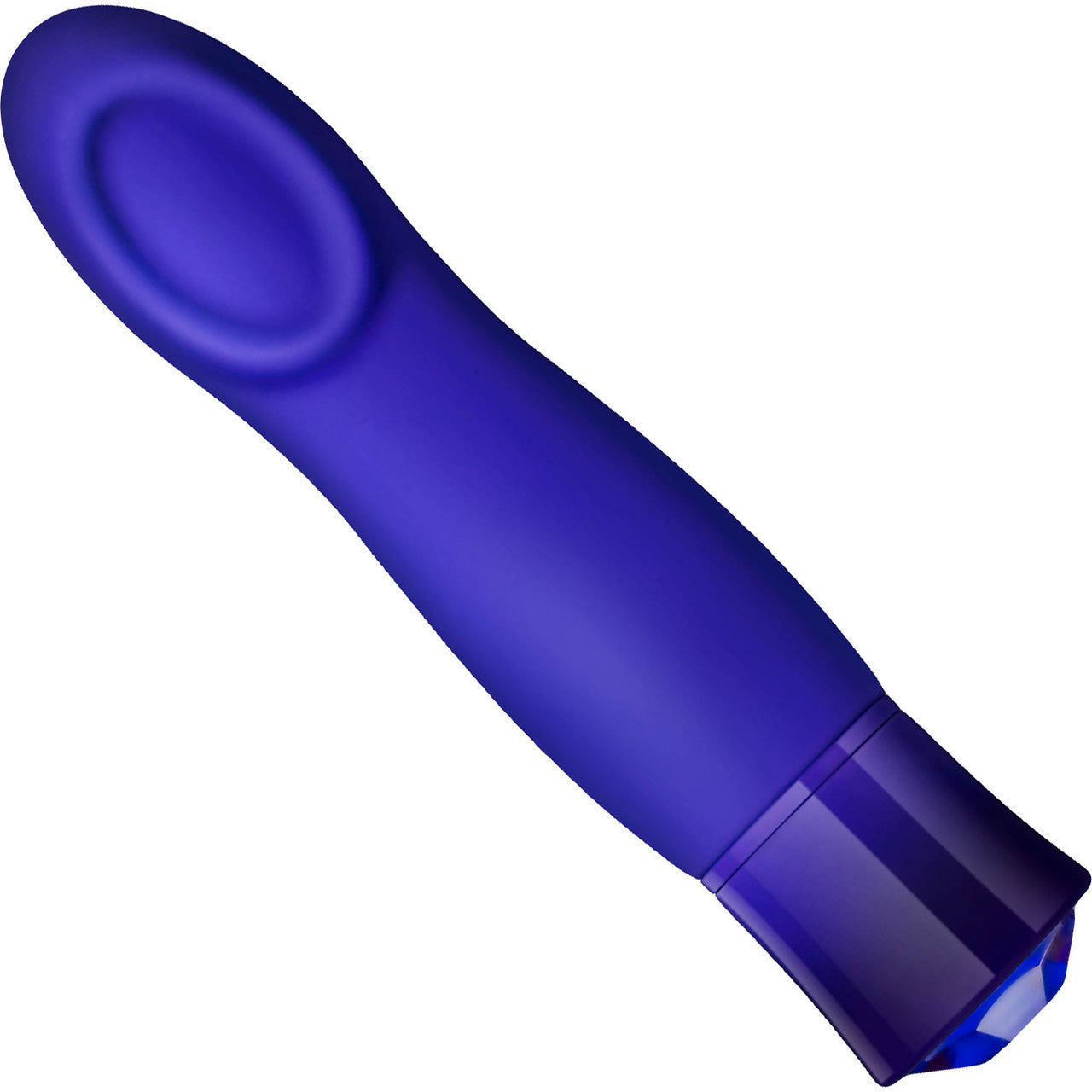 Oh My Gem Mystery Rechargeable Waterproof Silicone Warming Vibrator By Blush - Sapphire