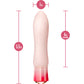 Oh My Gem Elegant Rechargeable Waterproof Silicone Warming Vibrator By Blush - Morganite Pink