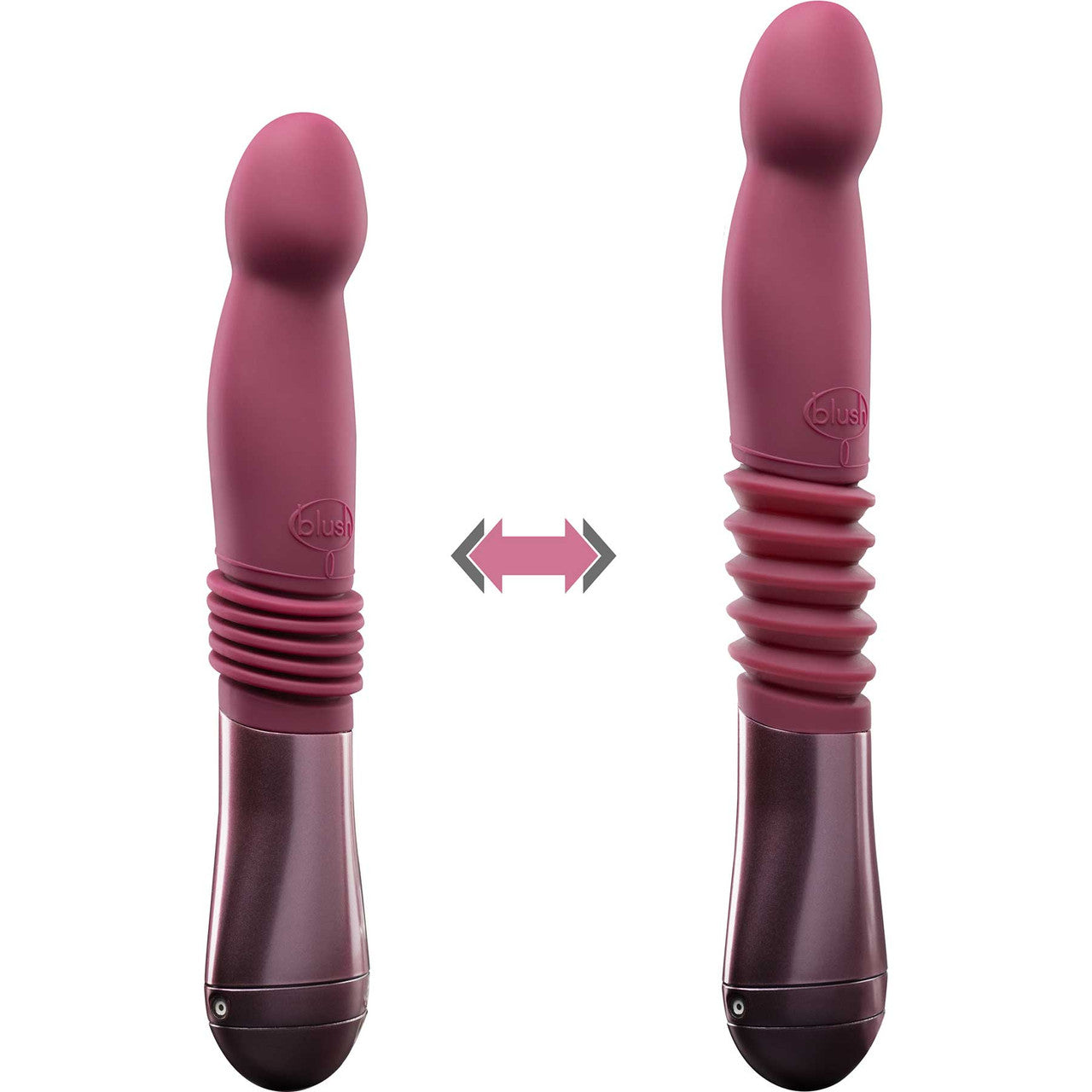 Temptasia Trixie Thrusting Silicone Rechargeable Waterproof G-Spot Dildo By Blush