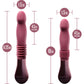 Temptasia Trixie Thrusting Silicone Rechargeable Waterproof G-Spot Dildo By Blush