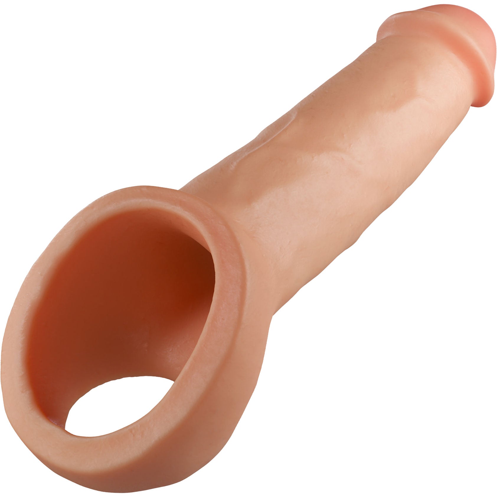 Performance Plus Silicone Realistic Penis Extender Sleeve With Ball Strap By Blush