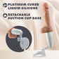 Dr. Skin Dr. Hammer 7" Thrusting, Gyrating, Vibrating & Warming Suction Cup Dildo With Handle & Remote By Blush - Vanilla