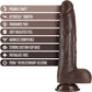 Dr. Skin Dr. Murphy - Rotating, Thrusting, Vibrating Silicone Suction Cup Dildo With Balls By Blush