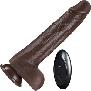 Dr. Skin Dr. Murphy - Rotating, Thrusting, Vibrating Silicone Suction Cup Dildo With Balls By Blush