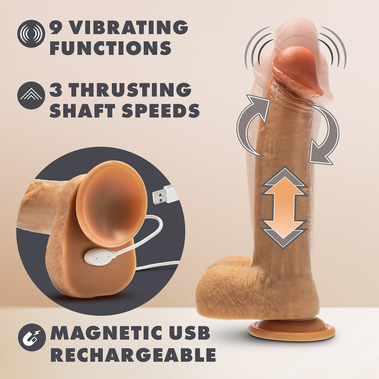 Dr. Skin Dr. Phillips Gyrating Vibrating Thrusting Dildo Dr. Skin Dr. Phillips Gyrating Vibrating Thrusting Dildo