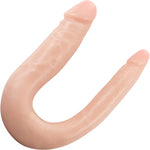 Dr. Skin Dr. Double 12.5" Realistic Silicone Mini Double Dildo By Blush - Vanilla