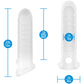 Performance Plus Silicone Penis Sleeve With Ball Strap By Blush - Covert
