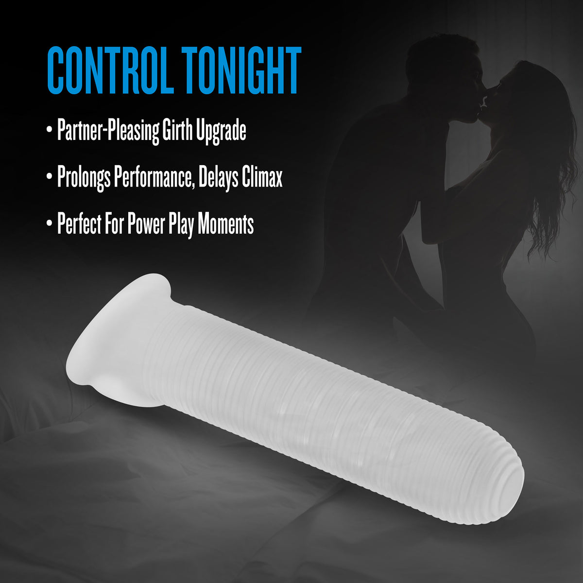 Performance Plus Silicone Penis Sleeve With Ball Strap By Blush