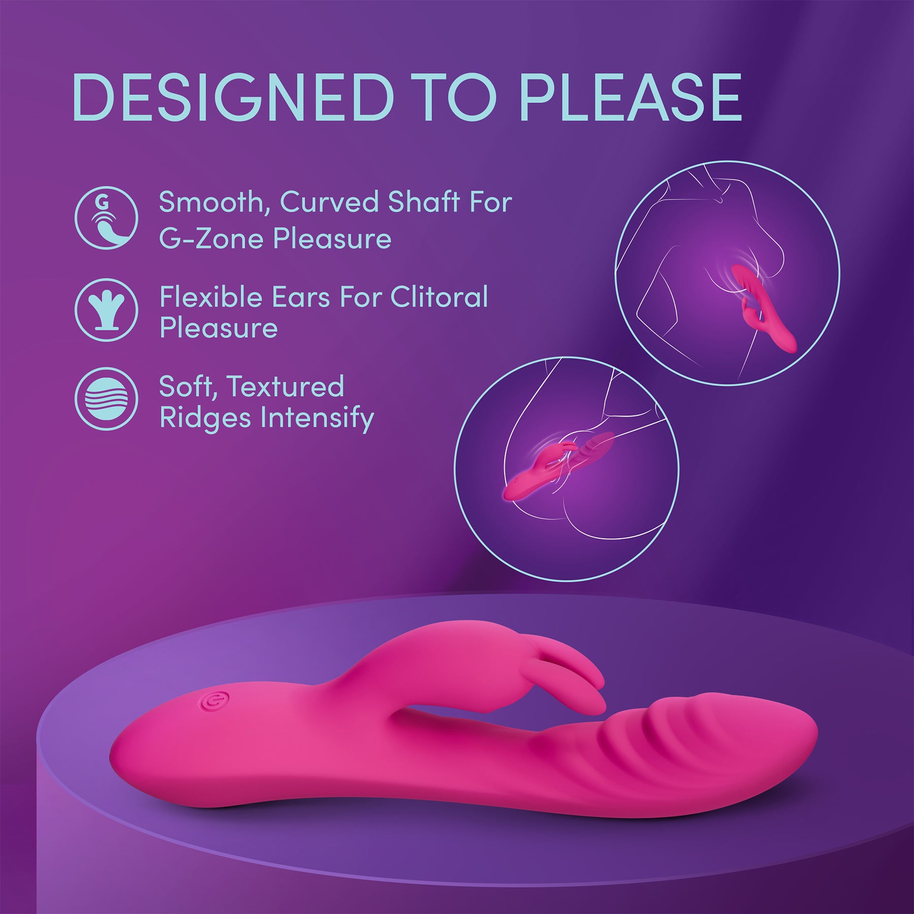 Sexy Things Wild Lust Rechargeable Silicone Rabbit Vibrator