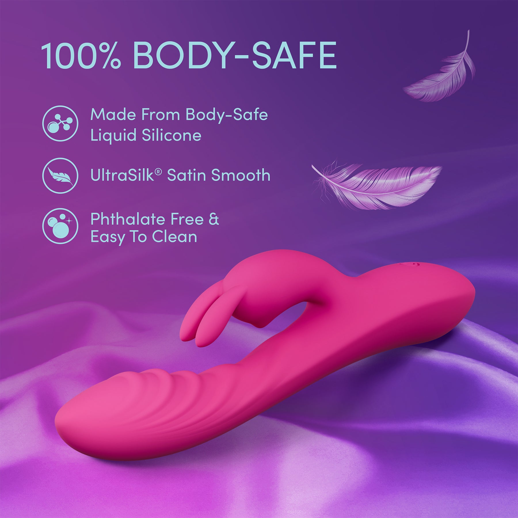 Sexy Things Wild Lust Rechargeable Silicone Rabbit Vibrator