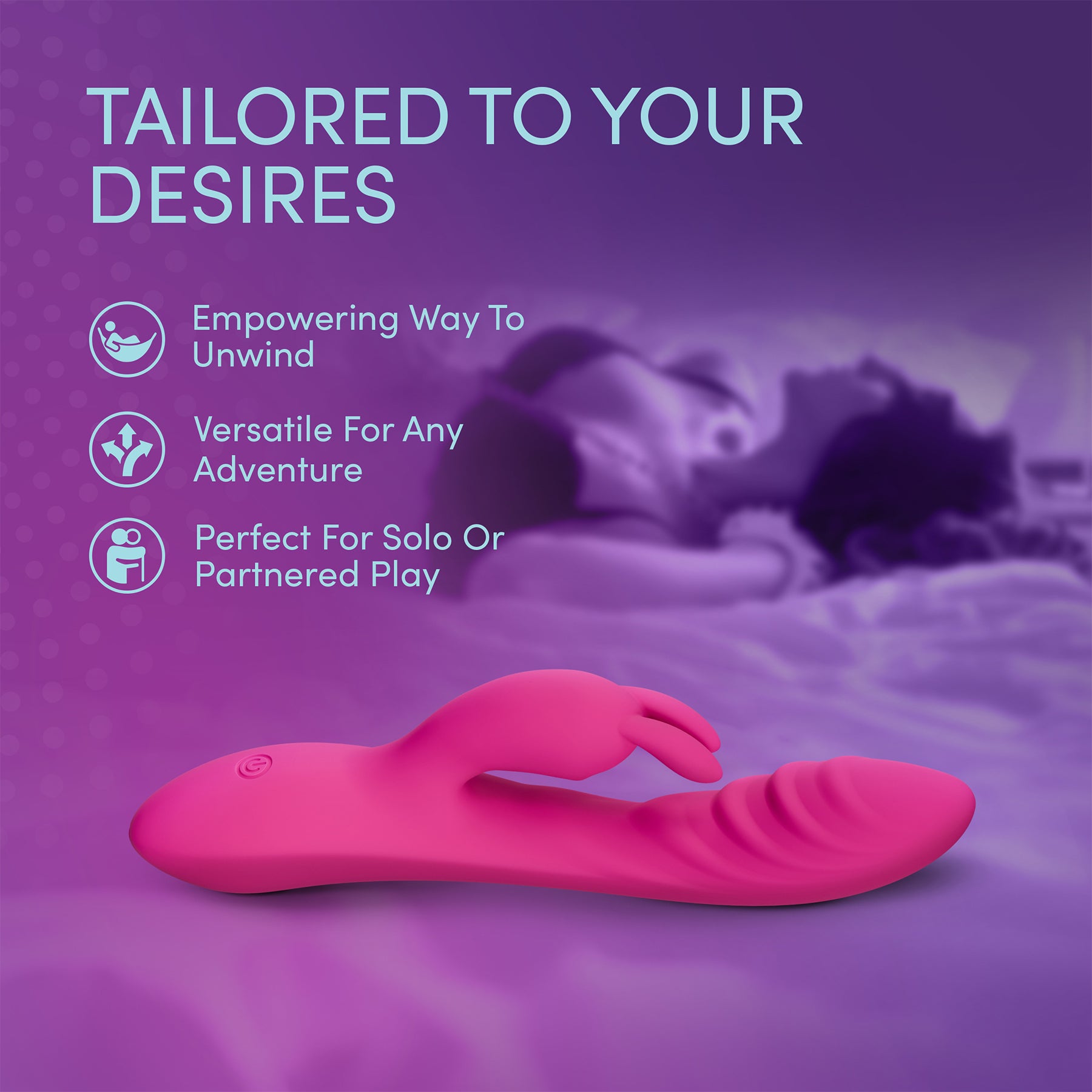 Sexy Things Wild Lust Rechargeable Silicone Rabbit Vibrator