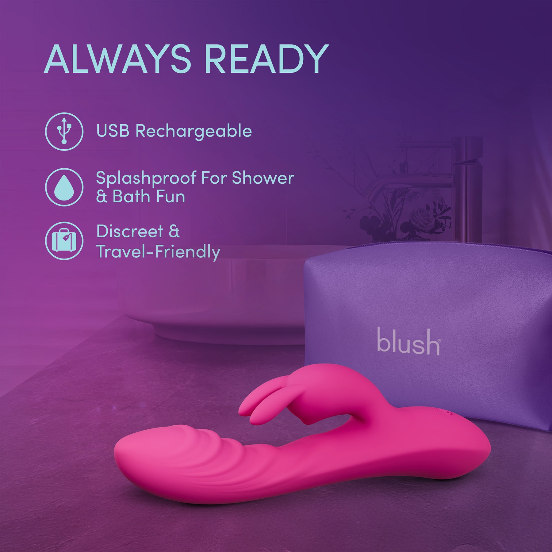 Sexy Things Wild Lust Rechargeable Silicone Rabbit Vibrator