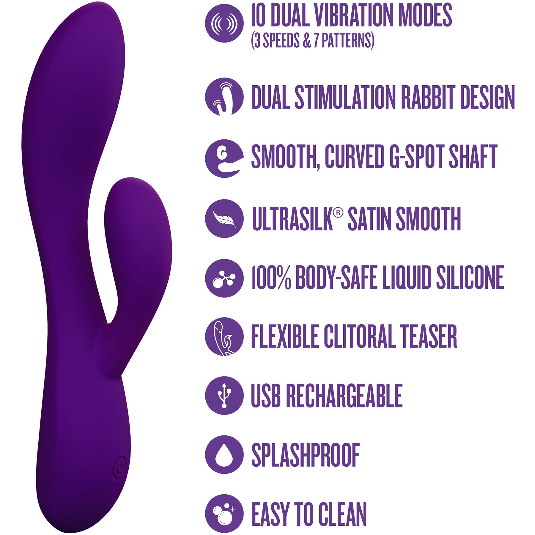Sexy Things Fever Dream Rechargeable Silicone Rabbit Vibrator