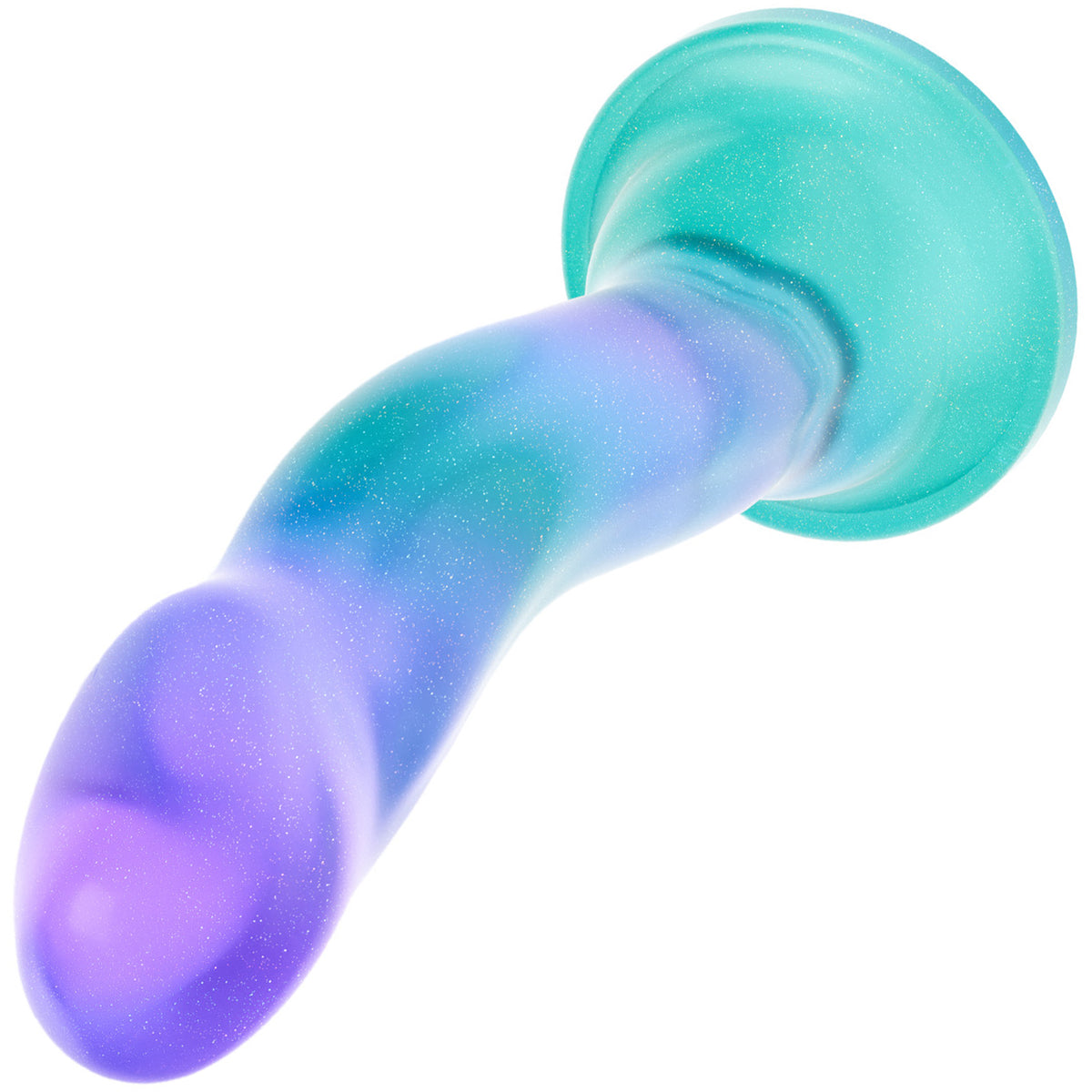 Avant Aurora Blue & Purple Silicone G-Spot Dildo With Suction Cup Base By Blush