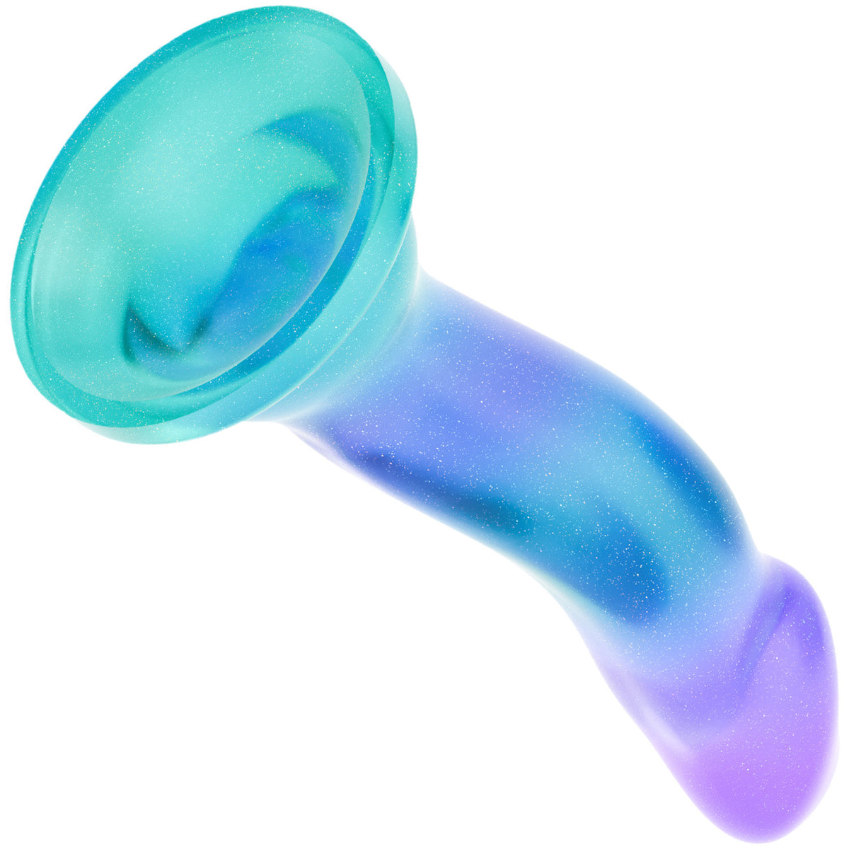 Avant Aurora Blue & Purple Silicone G-Spot Dildo With Suction Cup Base By Blush