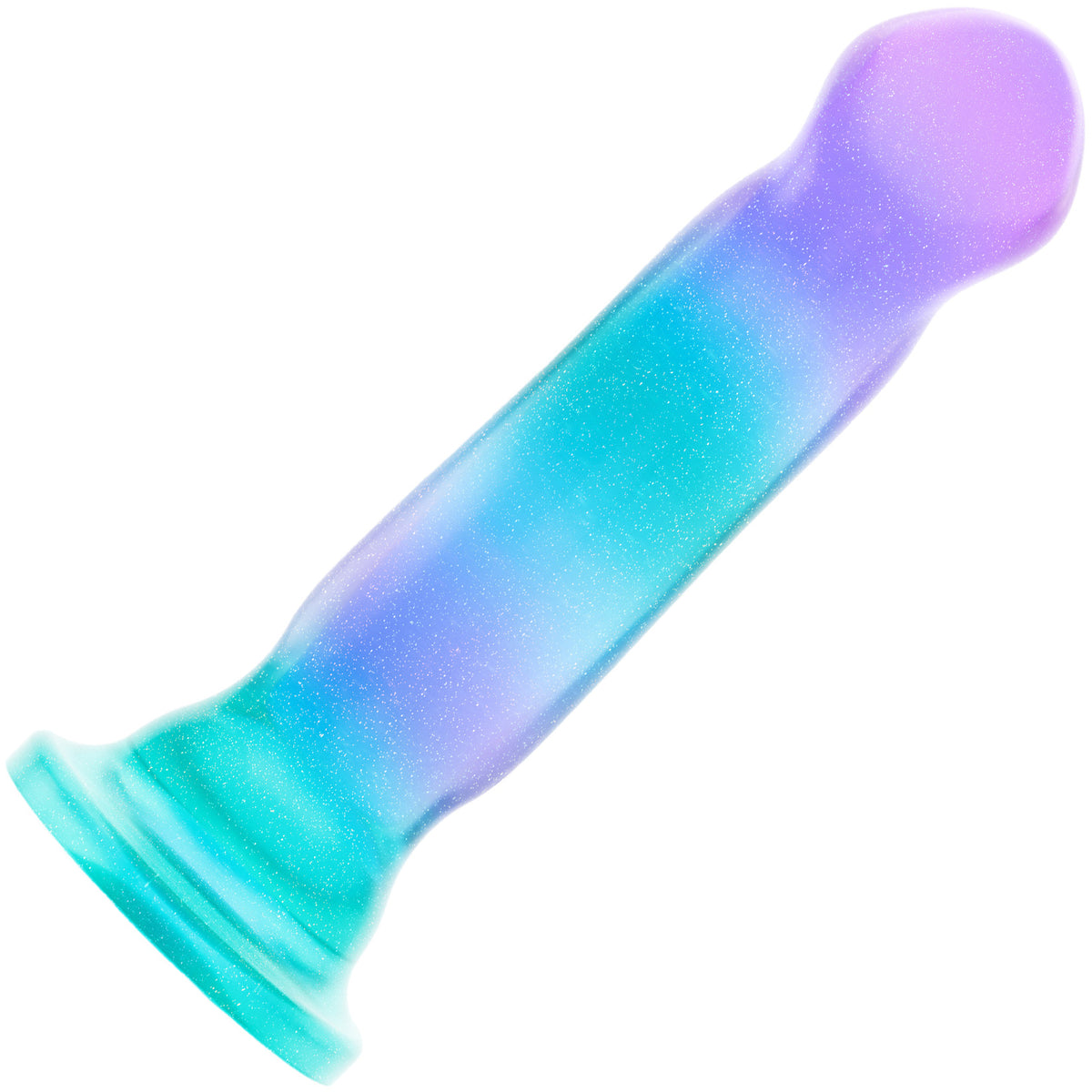 Avant Aurora Blue & Purple Silicone G-Spot Dildo With Suction Cup Base By Blush
