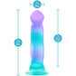 Avant Aurora Blue & Purple Silicone G-Spot Dildo With Suction Cup Base By Blush
