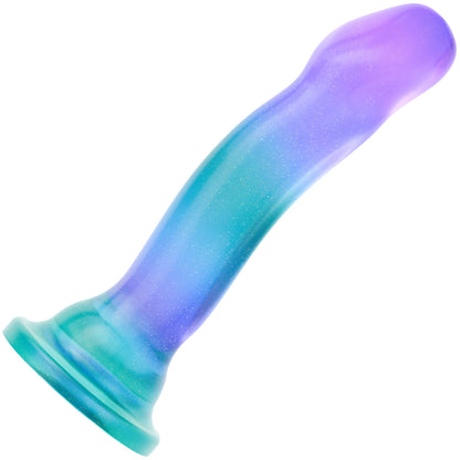 Avant Aurora Blue & Purple Silicone G-Spot Dildo With Suction Cup Base By Blush