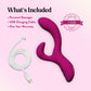 Quinn Rechargeable Silicone Warming Rabbit Vibrator By Blush