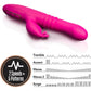 Lush Kira Rechargeable Silicone Dual Stimulation Rabbit Vibrator By Blush - Velvet Pink