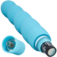 Luxe Anastasia Silicone Vibrator by Blush Novelties - Anastasia Aqua