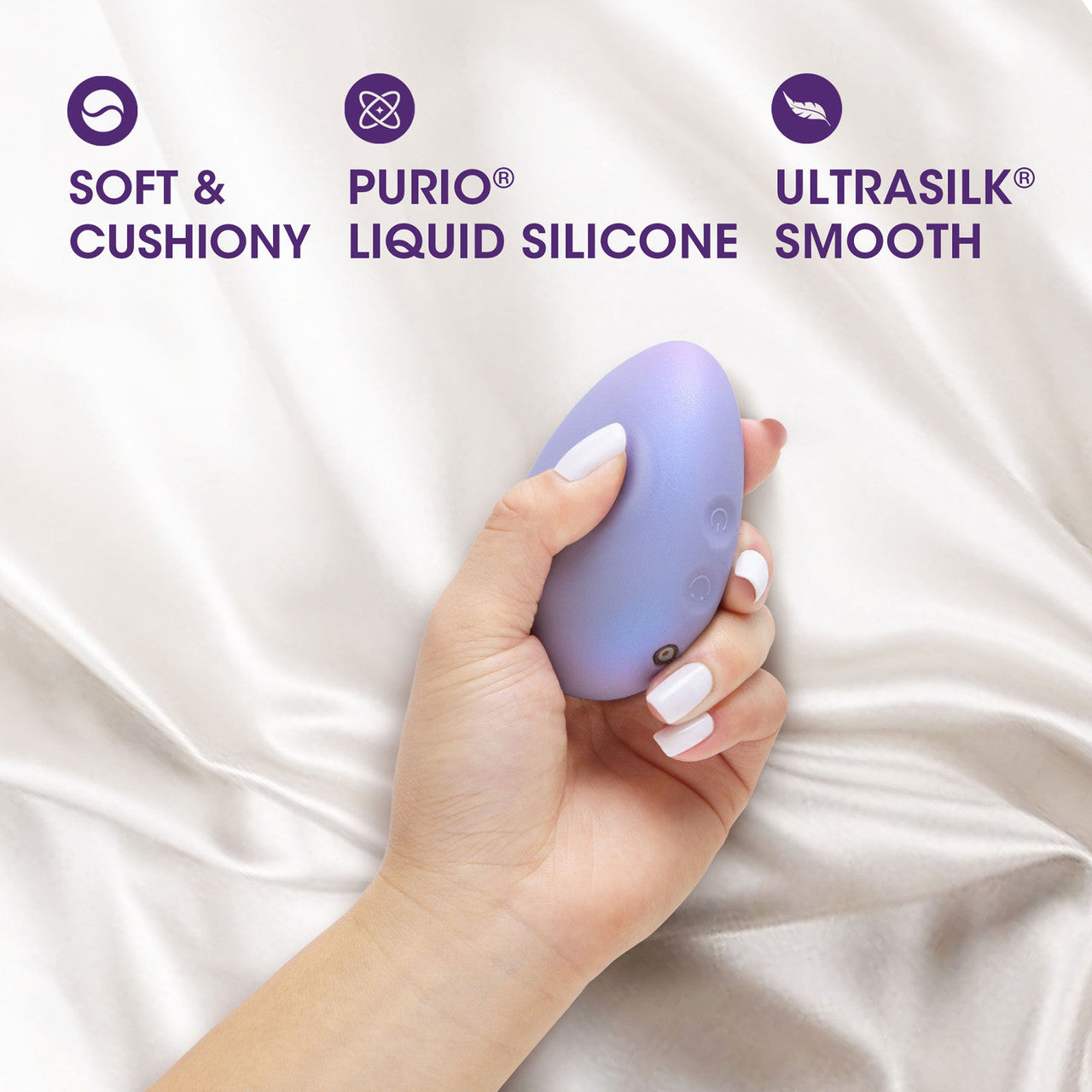 Wellness Serene Vibe Rechargeable Waterproof Silicone Vibrating Egg Massager By Blush